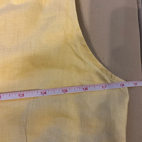 NWOT Madewell Linen Gwen Crop Vest Top Size 10 - Picture 6 of 6